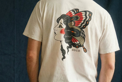 Butterfly Ladyhead Tee