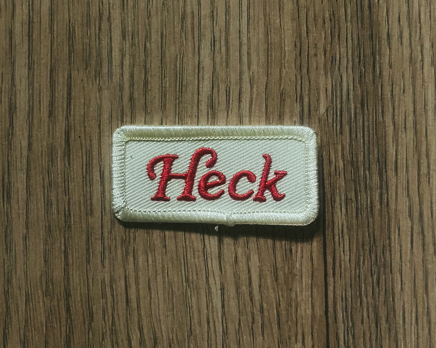 Heck Embroidered Iron-on Patch