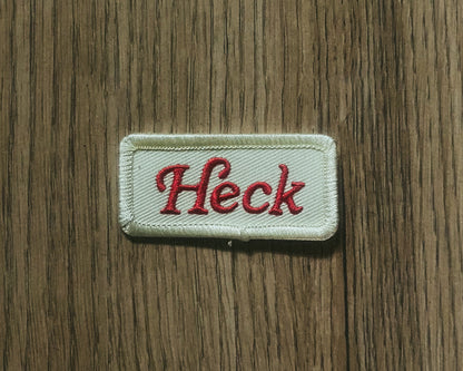Heck Embroidered Iron-on Patch