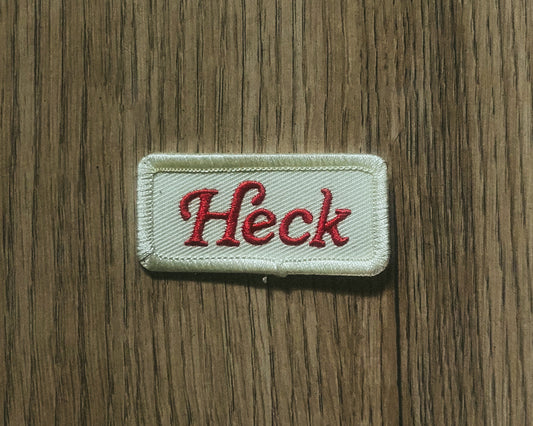 Heck Embroidered Iron-on Patch