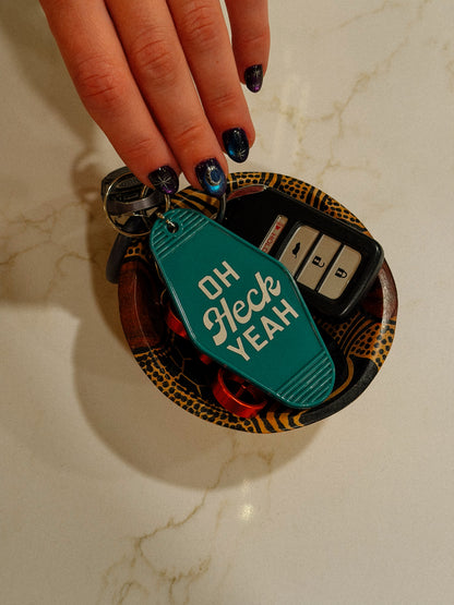 Oh Heck Yeah Motel Keychain